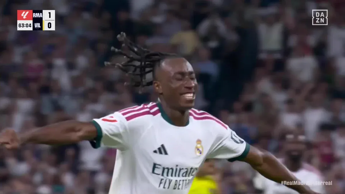 Liga espagnol : Yan Diomandé inscrit son premier but et offre une précieuse victoire au Real Madrid face à Villarreal